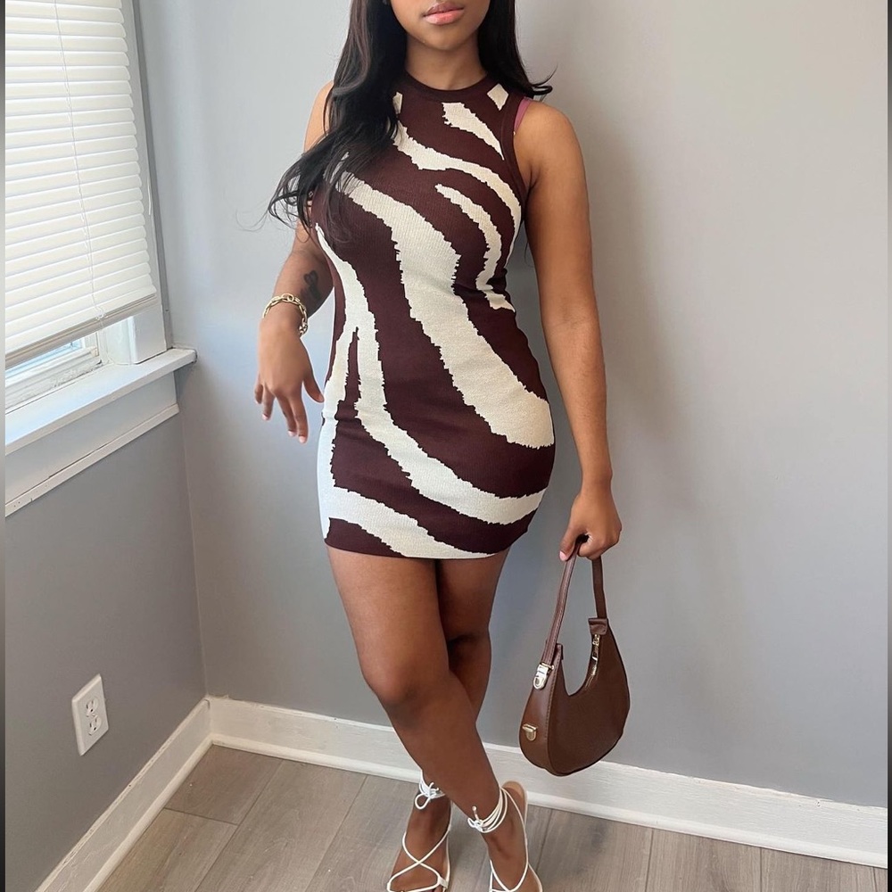 Shein Two Tone Sweater Dress
